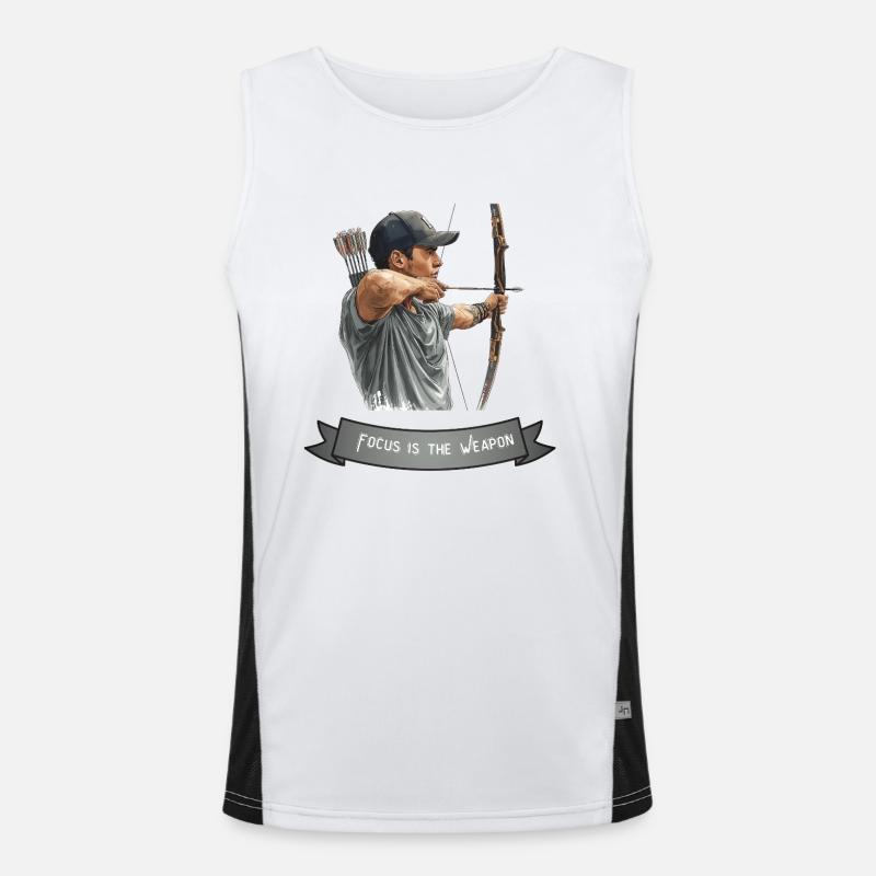 Focus Archer Men's Functional Contrast Tank Top 