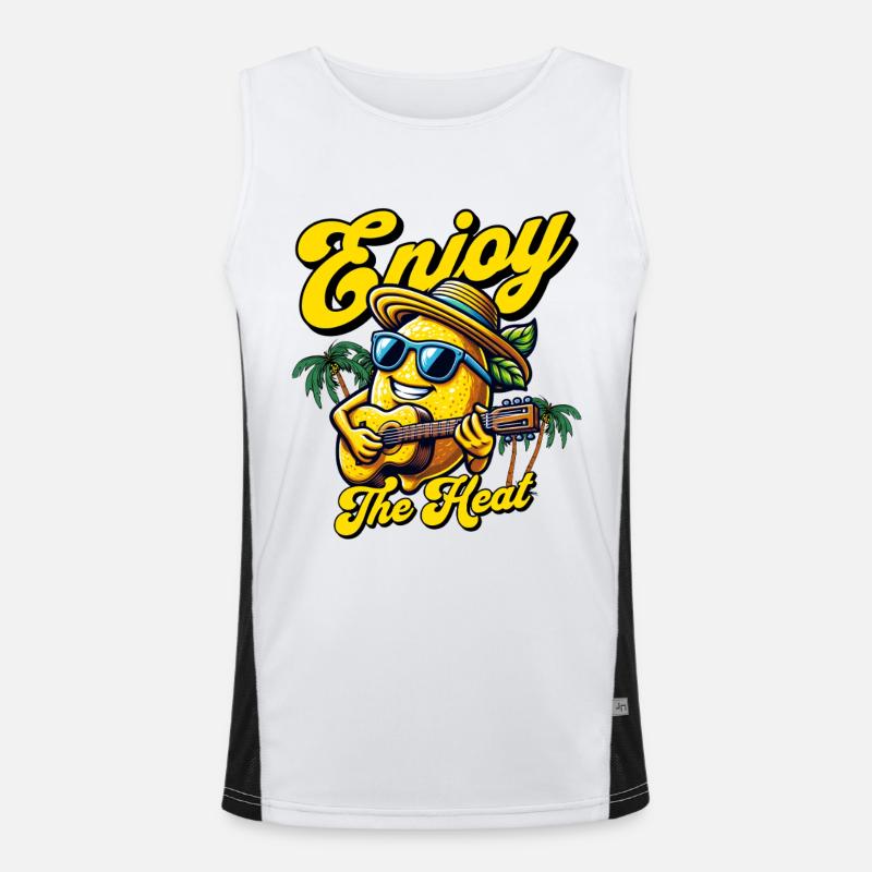 Lemonade Lemonade Lemons Citrus Gift Men's Functional Contrast Tank Top 
