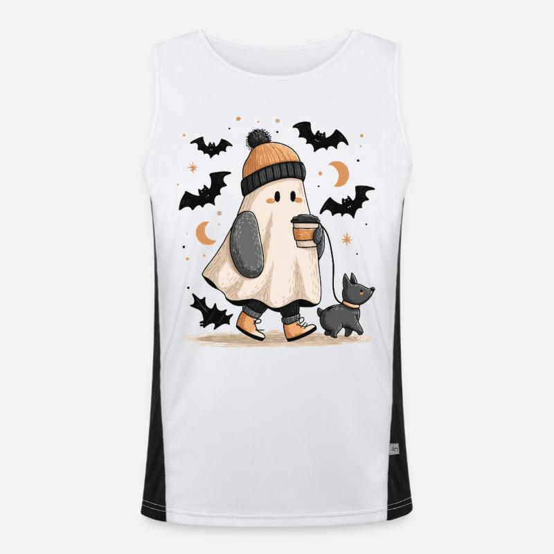 Herbstgeist Funktionelles Kontrast-Tank Top für Männer 