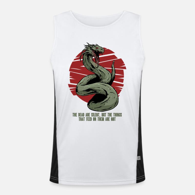 Créatures mythologiques du basilic Débardeur respirant contrasté Homme 