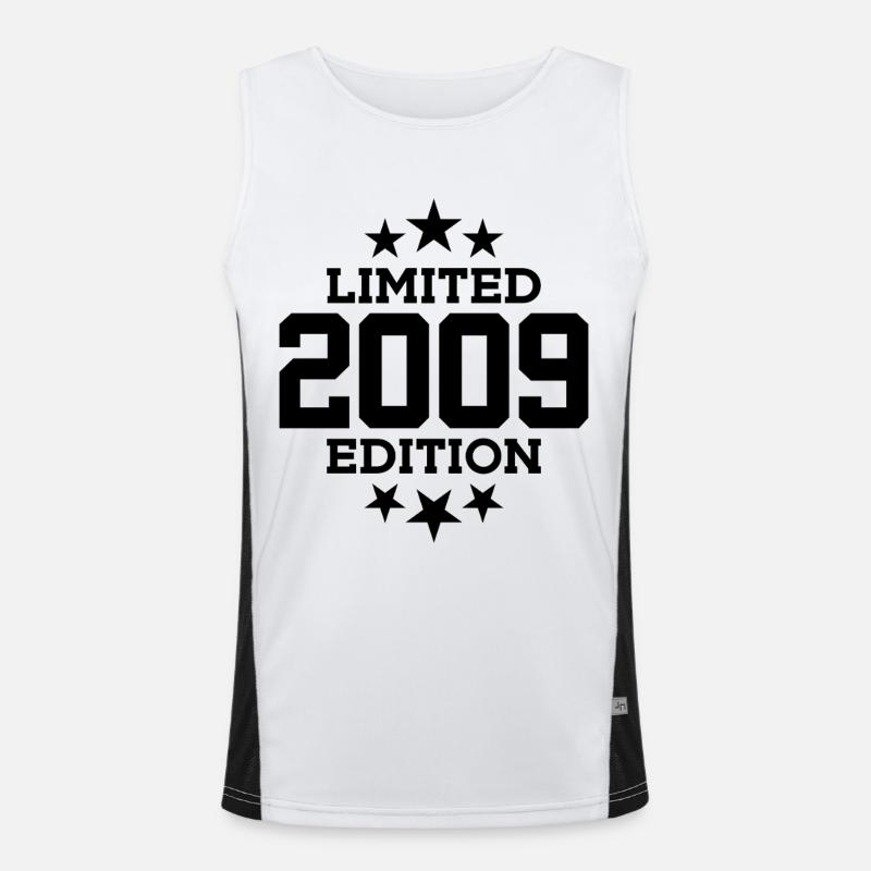 LIMITED EDITION 2009 17TH BIRTHDAY Men's Functional Contrast Tank Top 