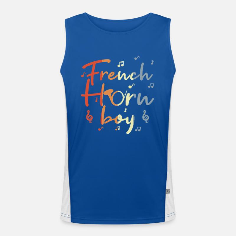 Waldhorn Junge Funktionelles Kontrast-Tank Top für Männer 