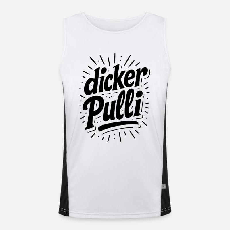 dicker Pulli Funktionelles Kontrast-Tank Top für Männer 