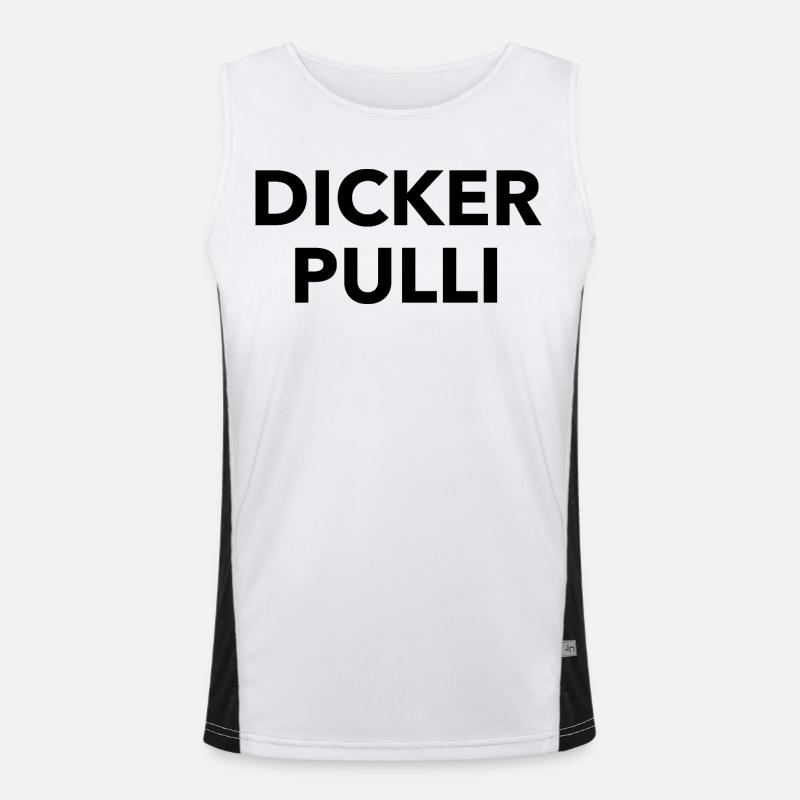 Dicker Pulli Funktionelles Kontrast-Tank Top für Männer 