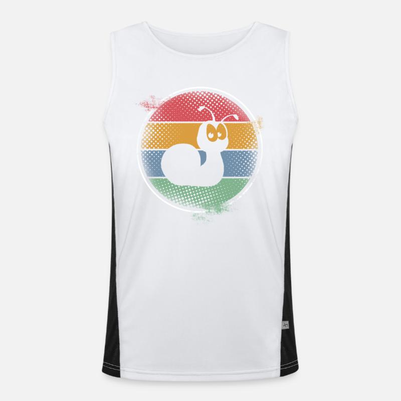 Schnecke Funktionelles Kontrast-Tank Top für Männer 