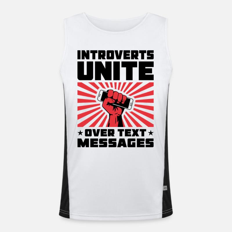 Dynamitage à la demande Débardeur respirant contrasté Homme 