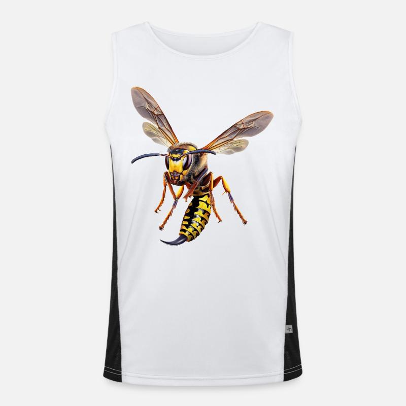 German wasp Men's Functional Contrast Tank Top 