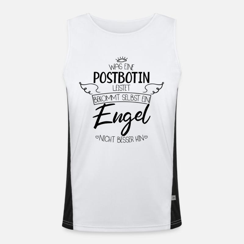 Best Postwoman Men's Functional Contrast Tank Top 