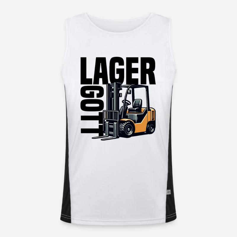 Lager Gott Funktionelles Kontrast-Tank Top für Männer 