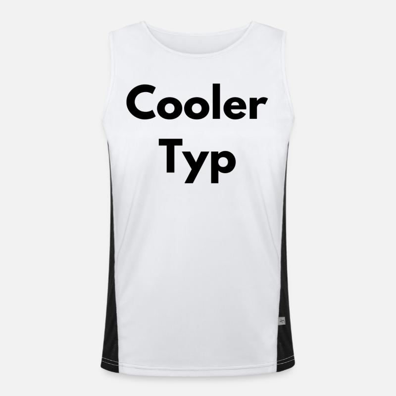 cool guy Men's Functional Contrast Tank Top 