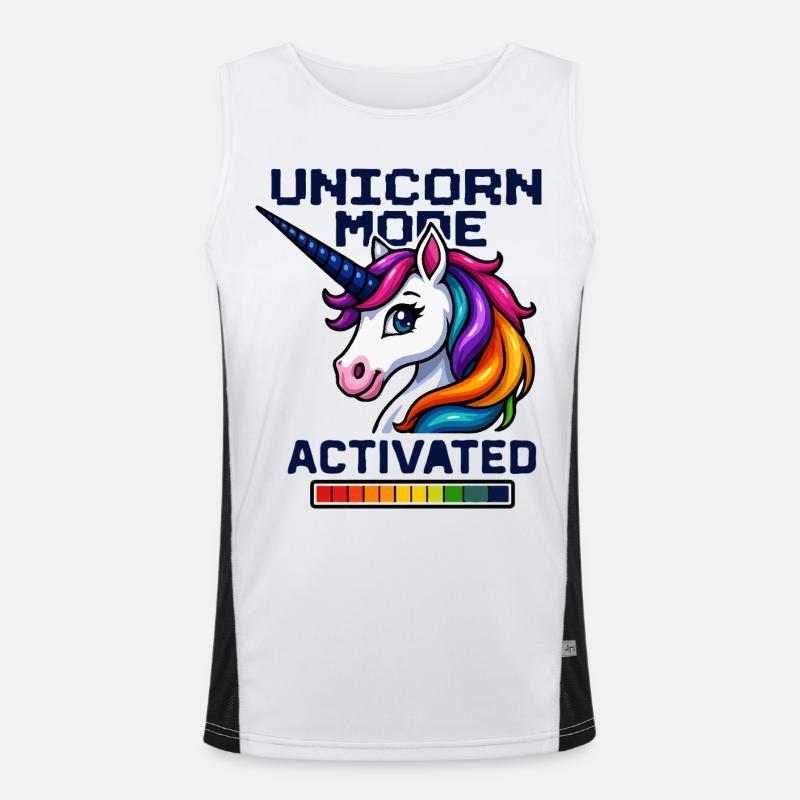 Mode Licorne activé Débardeur respirant contrasté Homme 