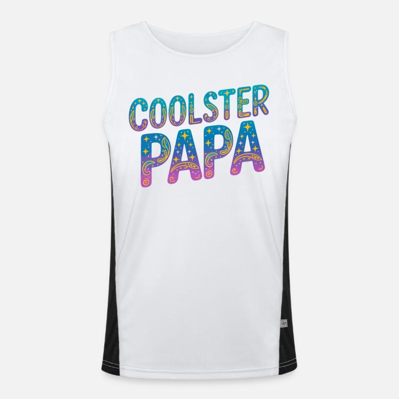 Le design de papa le plus cool Débardeur respirant contrasté Homme 