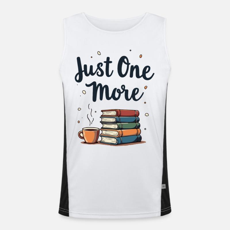 Juste un livre de lecture de plus Café Débardeur respirant contrasté Homme 