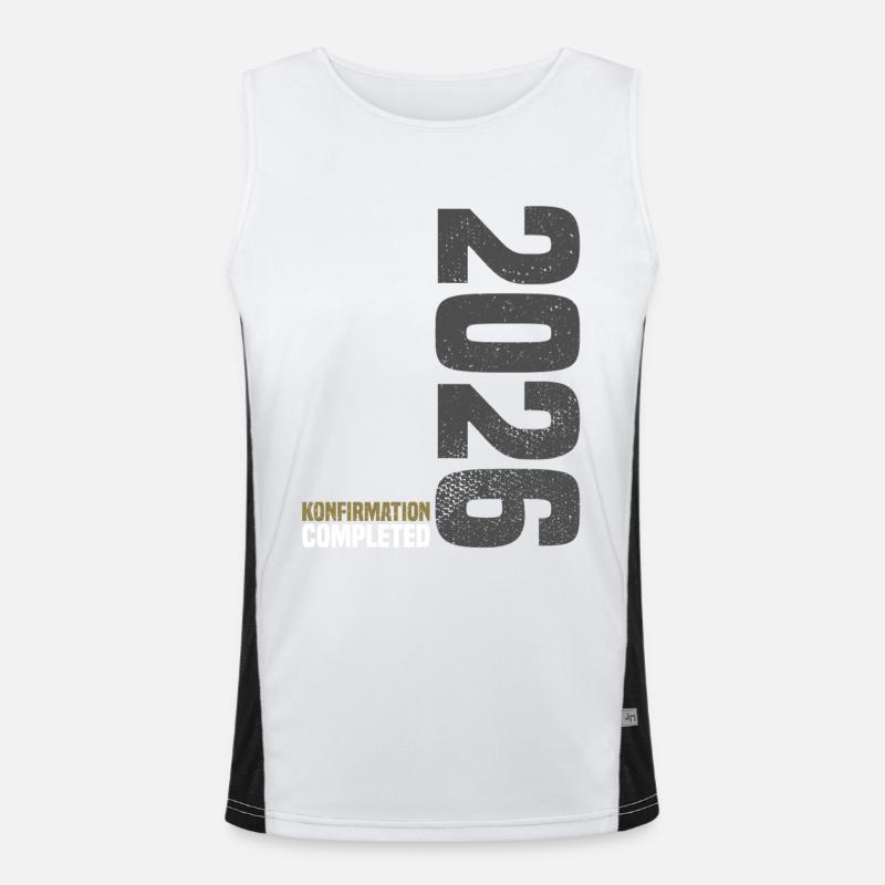Congratulations Confirmation 2026 Men's Functional Contrast Tank Top 