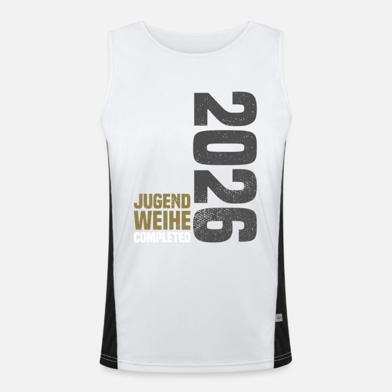 Jugendweihe 2026 Funktionelles Kontrast-Tank Top für Männer 