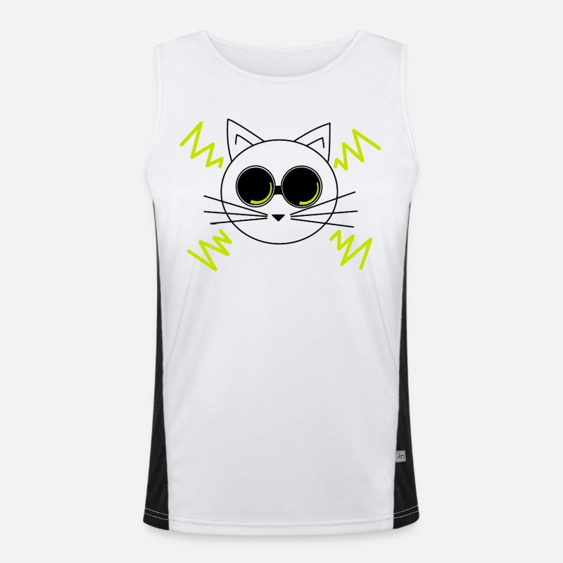 Chat de l’espace Débardeur respirant contrasté Homme 