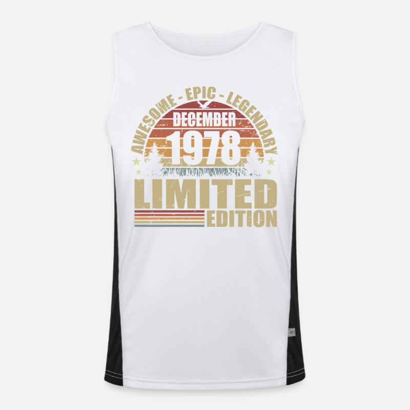 December 1978 - Limited Edition December 1978 Men's Functional Contrast Tank Top 