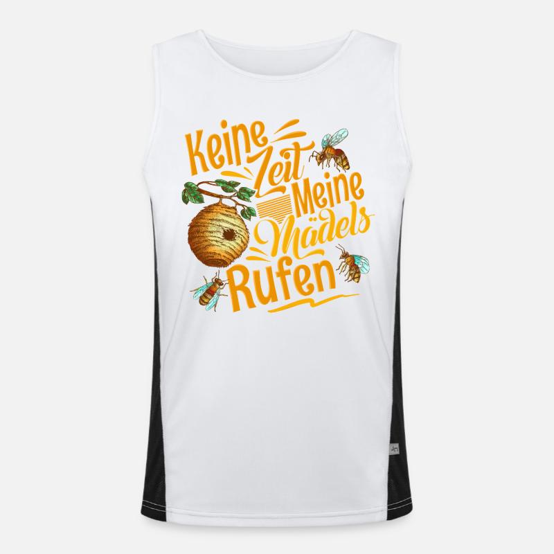 Imker Funktionelles Kontrast-Tank Top für Männer 
