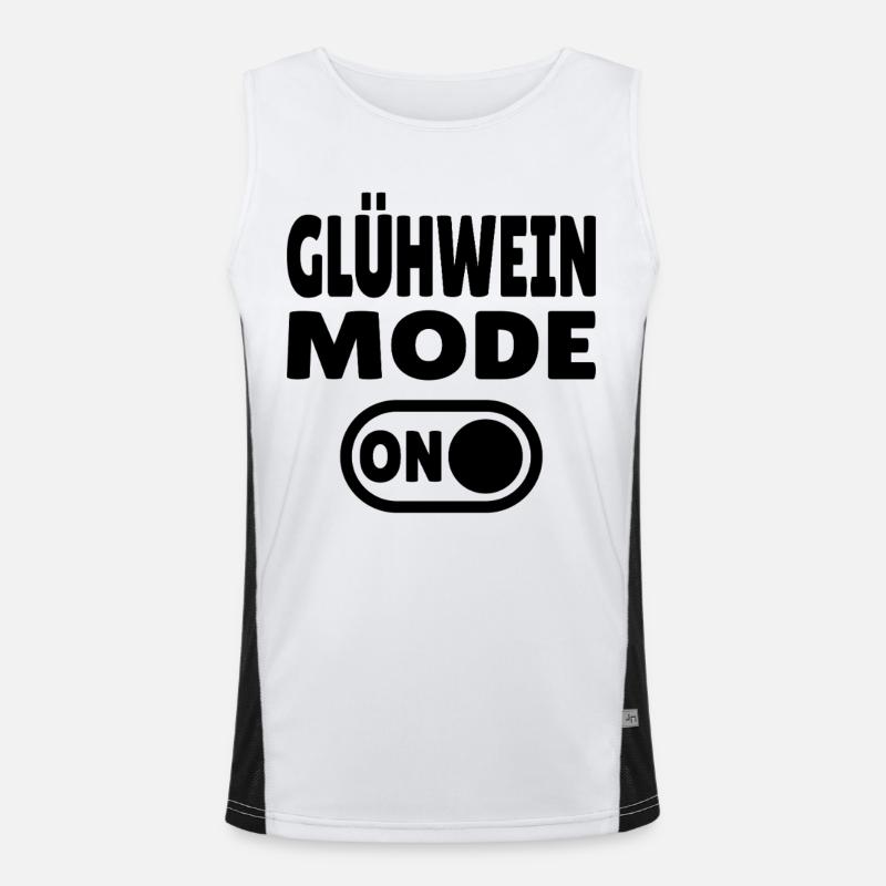 Glühwein Mode ON Men's Functional Contrast Tank Top 