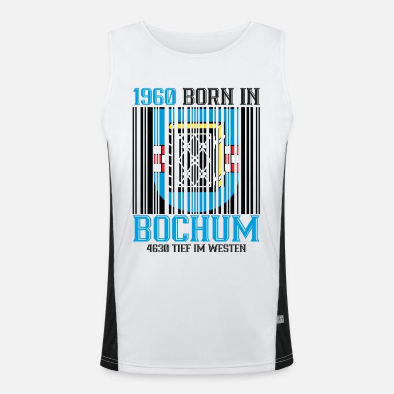 1960 Bochum Shield Emblem Men's Functional Contrast Tank Top 