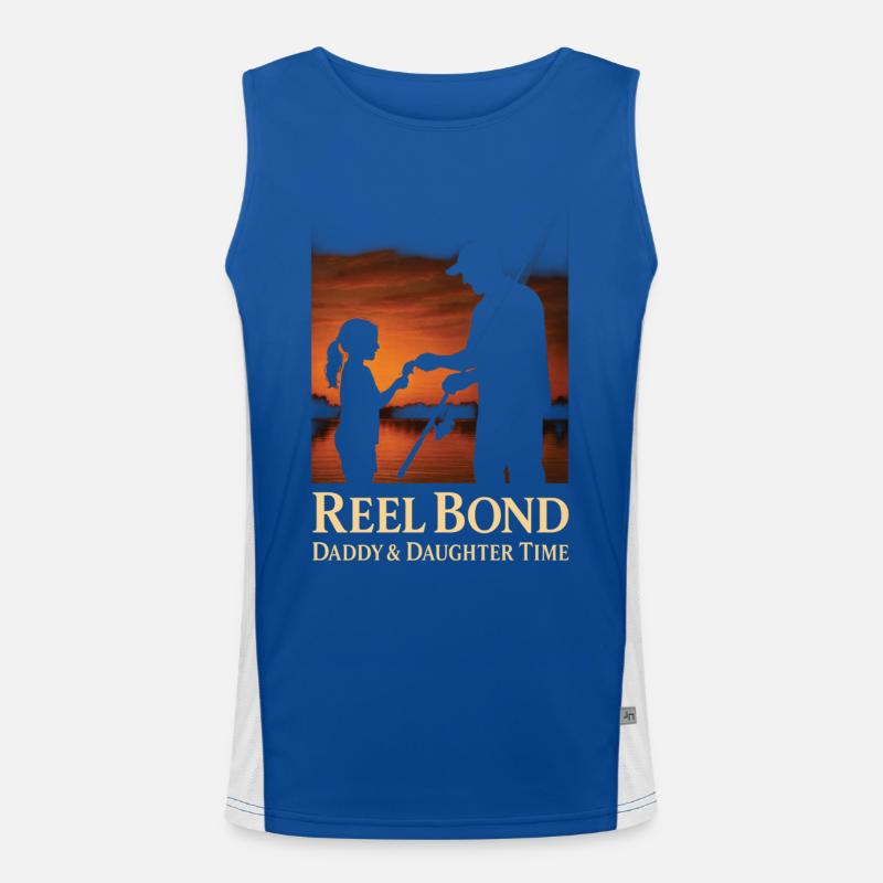 Reel Bond Daddy & Daughter Time Men's Functional Contrast Tank Top 