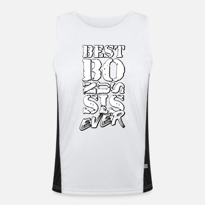 Schwester Funktionelles Kontrast-Tank Top für Männer 