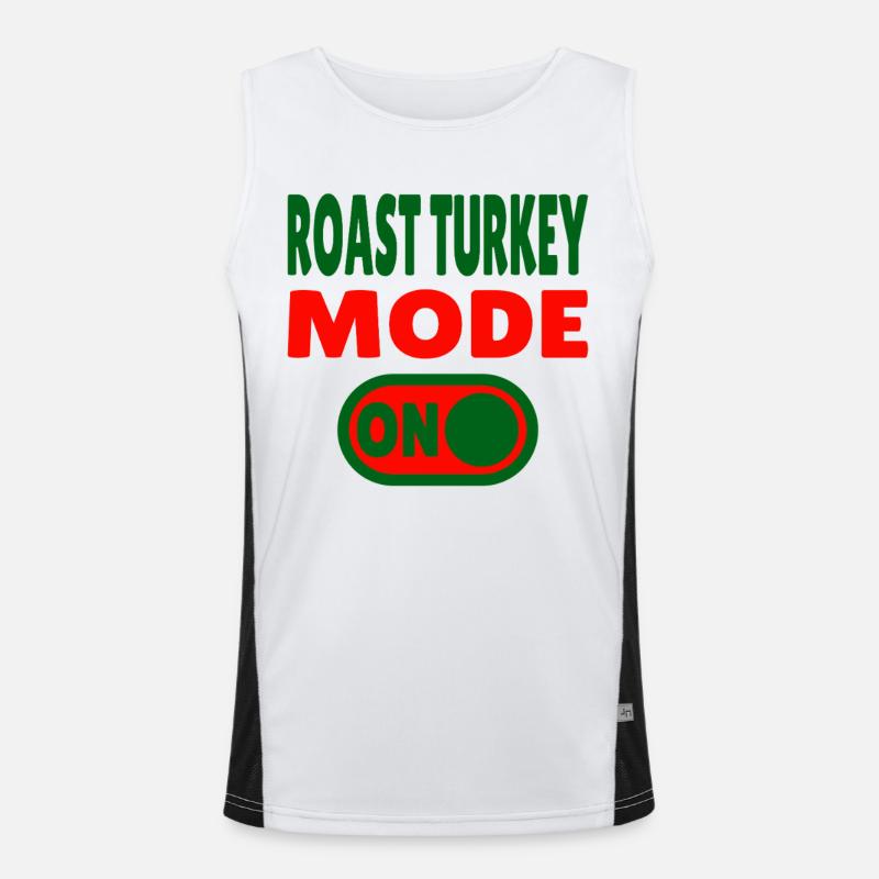 Mode dinde rôtie activé Débardeur respirant contrasté Homme 