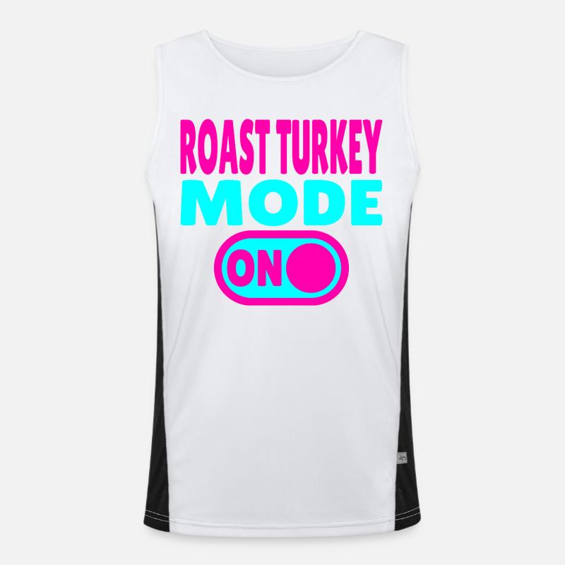 Mode dinde rôtie activé Débardeur respirant contrasté Homme 