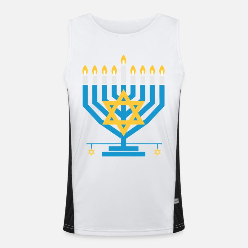 Hanoucca Débardeur respirant contrasté Homme 