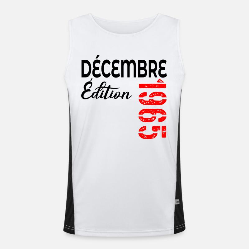 Décembre 1965 Édition Anniversaire Débardeur respirant contrasté Homme 