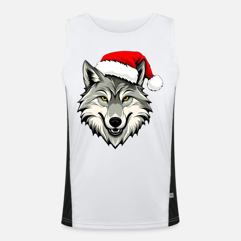 Loup de Noël Débardeur respirant contrasté Homme 