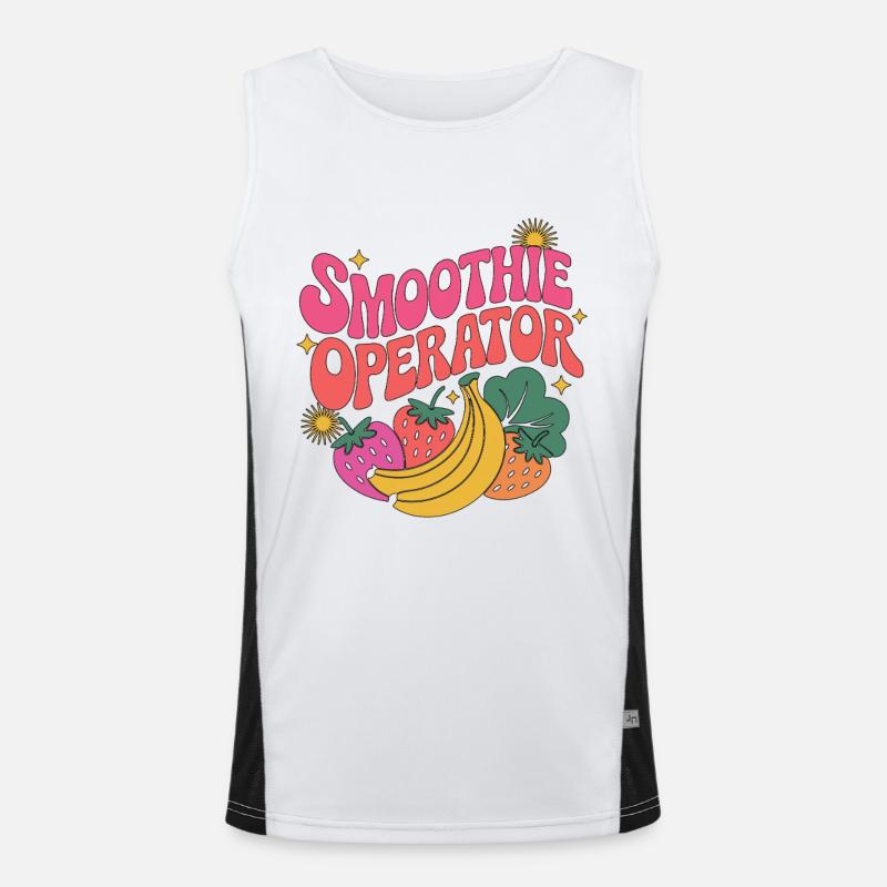 Nutritionist Smoothie Operator Nutritional Coach Men's Functional Contrast Tank Top 