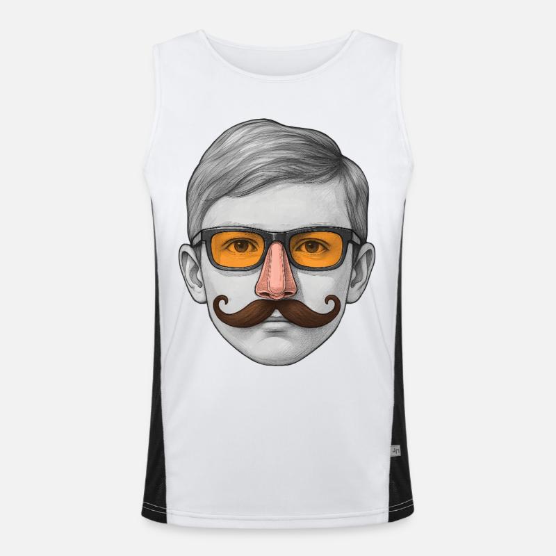 ICH BIN EIN LUSTIGER NERD #2 – Geek & Science-Fiction Funktionelles Kontrast-Tank Top für Männer 