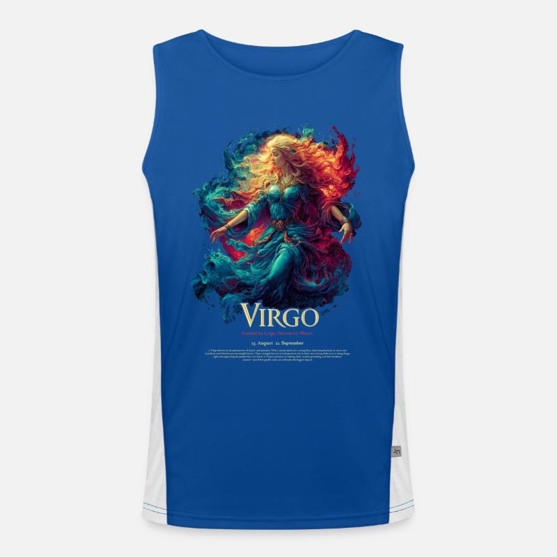 Virgo Men's Functional Contrast Tank Top 
