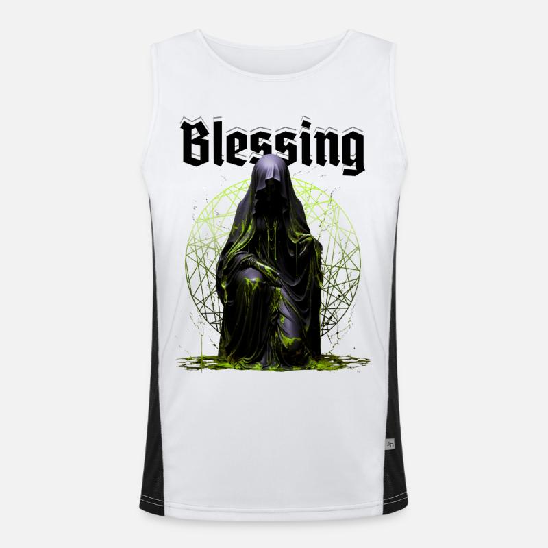Blessing Funktionelles Kontrast-Tank Top für Männer 