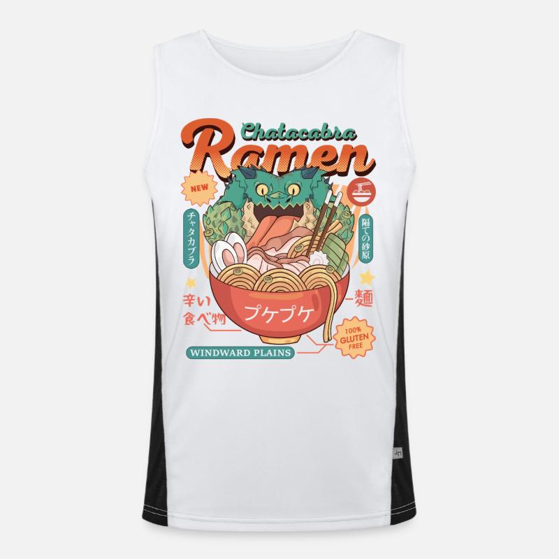 Jäger-Ramen Funktionelles Kontrast-Tank Top für Männer 