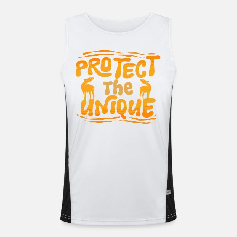 Niveau Okapi Protéger l’Unique Débardeur respirant contrasté Homme 