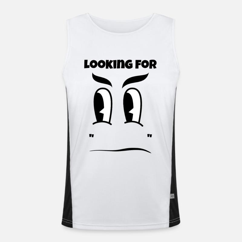 Looking for "Dein Text" hier Funktionelles Kontrast-Tank Top für Männer 