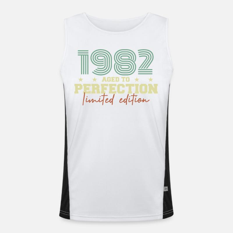 1982 Men's Functional Contrast Tank Top 