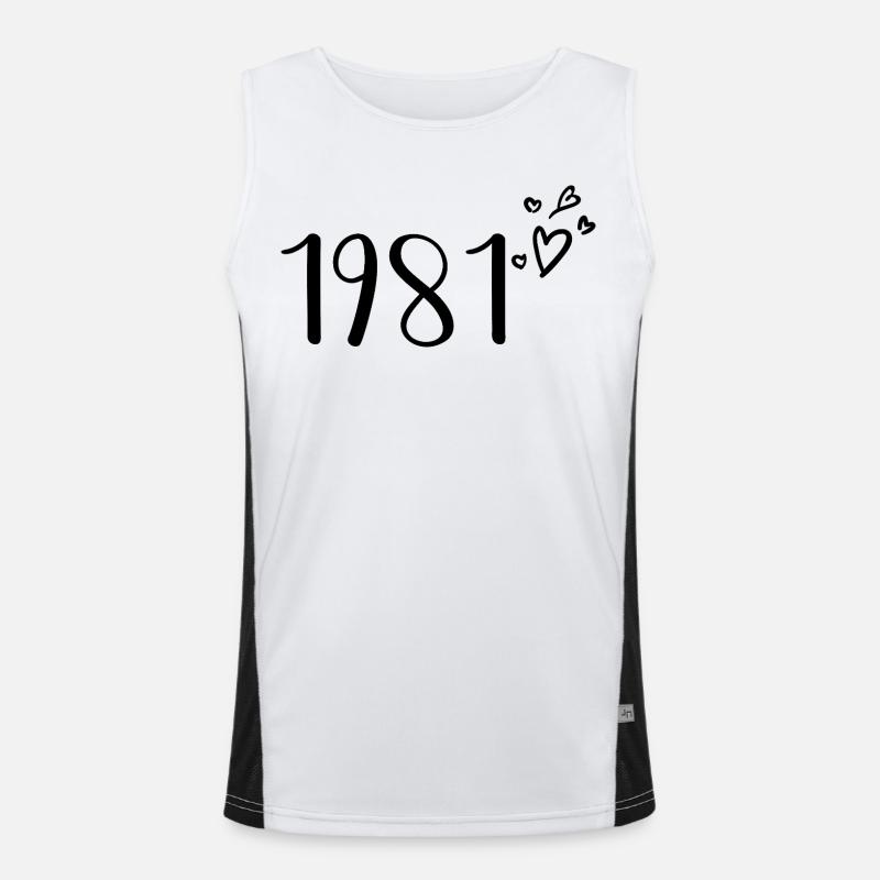 1981 Men's Functional Contrast Tank Top 