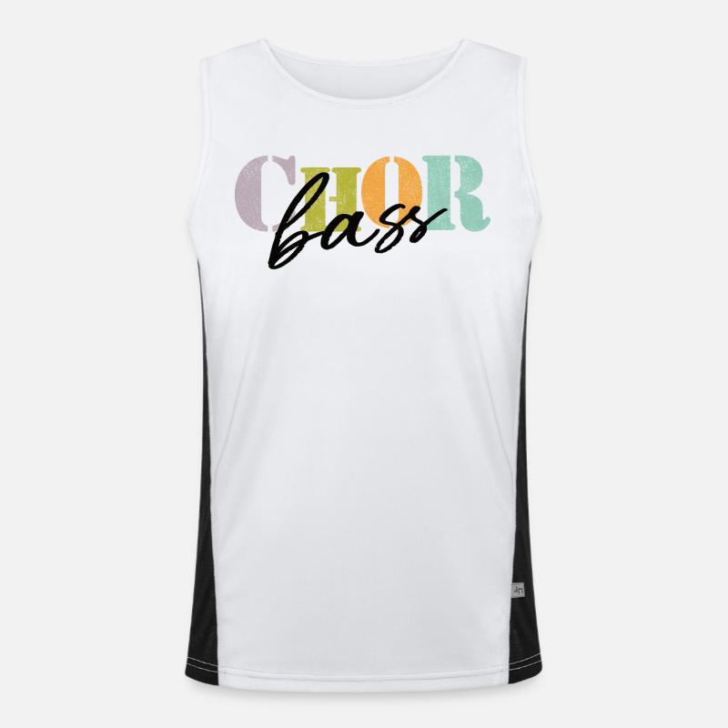 Basse de chœur Débardeur respirant contrasté Homme 