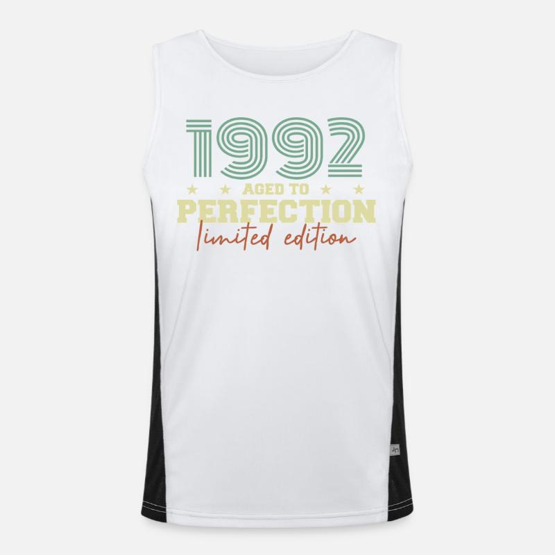 1992 Funktionelles Kontrast-Tank Top für Männer 