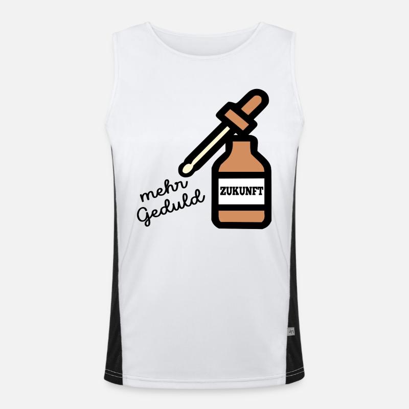 Future New Year's resolutions Patience Men's Functional Contrast Tank Top 