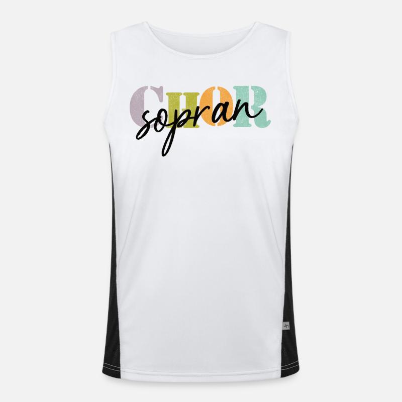 Soprano de chœur Débardeur respirant contrasté Homme 