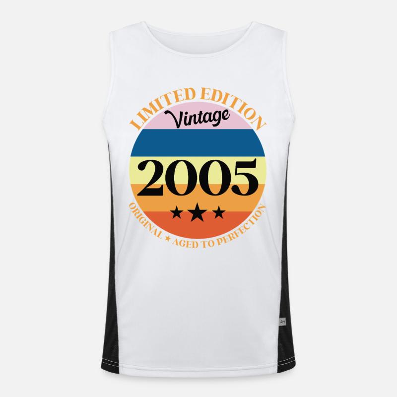 Geburtstagsgeschenk 2005 Funktionelles Kontrast-Tank Top für Männer 