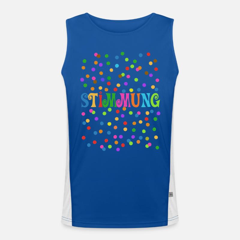 Carnaval - Carnaval - Atmosphère - Confettis Débardeur respirant contrasté Homme 