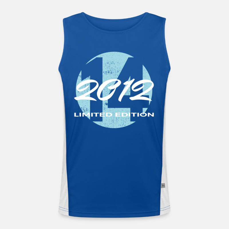 14. Geburtstag 2012 Jungen und Mädchen Geschenk Funktionelles Kontrast-Tank Top für Männer 