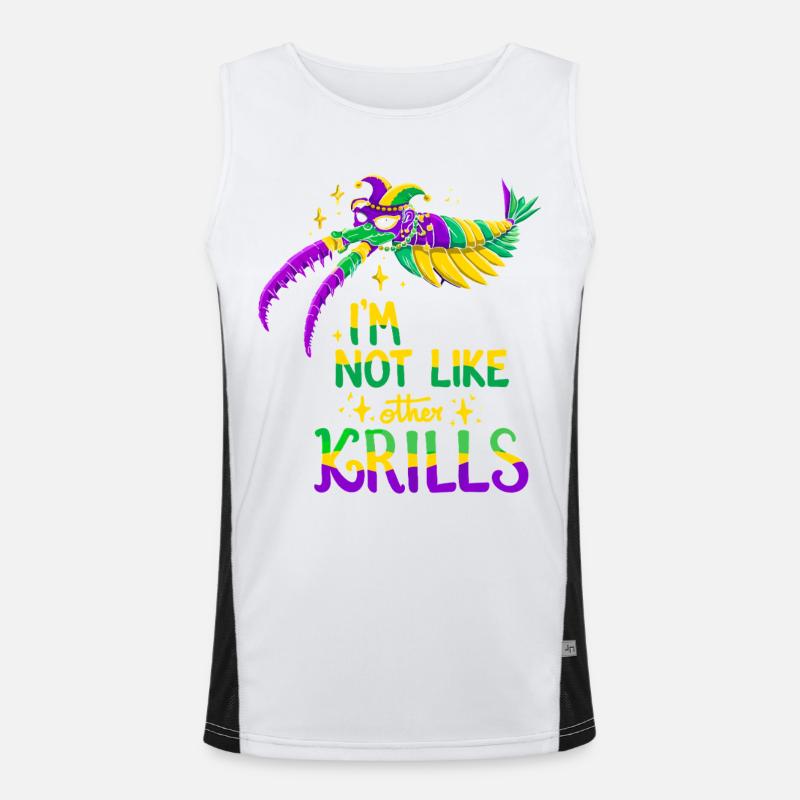 Crabe de Mardi Gras Débardeur respirant contrasté Homme 