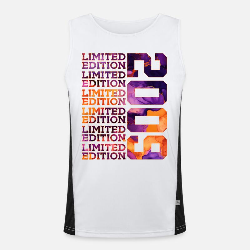 17TH BIRTHDAY LIMITED EDITION 2009 Men's Functional Contrast Tank Top 