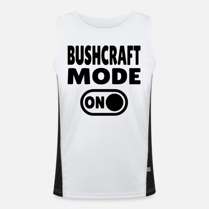 Mode Bushcraft ACTIVÉ – Activez la vie forestière Débardeur respirant contrasté Homme 